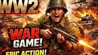WW2 WAR GAME 🔥 Brutal Battlefield Gameplay | EPIC ACTION | Most REALISTIC WW2 War gameplay⚔️