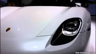 White Porsche 918 Spyder at LA Auto Show 2014!