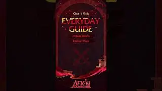 19th October Guide for #afkjourney | #dreamrealm #duratrials #primallord #supremearena