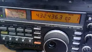 F5ZAA beacon on 432Mhz via Aircraft scatter