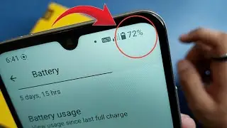 Poco C71-How to Turn on battery🔋 percentage?