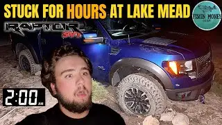 STUCK for HOURS at Lake Mead &ndash; Ford Raptor TRAPPED in Mud at Hemenway Harbor!
