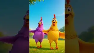Happy Chickens Dancing Freely#HappyChickens#ChickenDance#FunnyAnimals#FarmLife#DancingChickens