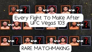 Every Fight To Make After UFC Fight Night Kape vs Almabayev Rare Matchmaking!