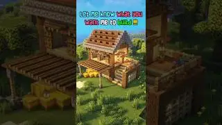Minecraft: How to Build a Starter Wooden House?! 🥺😢
