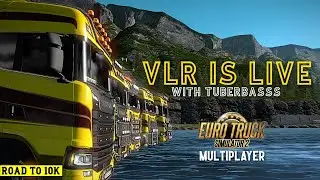 🔴Euro Truck Simulator 2 Multiplayer | With TuberBasss | Webcam Update! | Tamil Live Stream - VLRYT