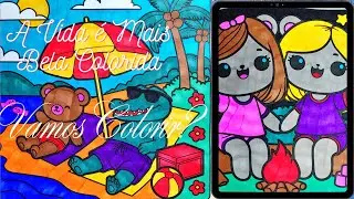 Coloreando o dia está ao vivo!