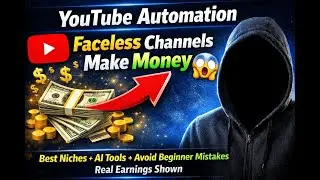 YouTube Automation Explained: How Faceless Channels Make Real Money | AI Hustle Hub #youtube