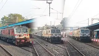 Route Diverted train Kanchanjungha+UB+ DM+ Gour + MAA Tara || Regular Sealdah main line train in. 