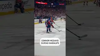 This Video Of Connor McDavid During Warmups Is Not Sped Up 😮
