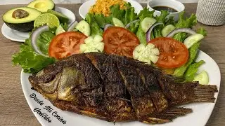 Como hacer MOJARRAS FRITAS sin harina *NO SE PEGAN* || DESDE MI COCINA by Lizzy