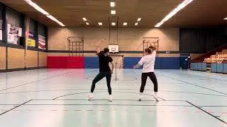 Thunderstruck Kickline Part 1 (back view, music & counts)