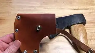 DIY Axe Sheath Using Pop Rivets