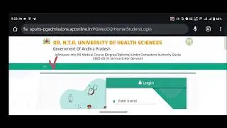 PG MEDICAL 2025 || Self reporting process & Required documents | Dr NTR University 