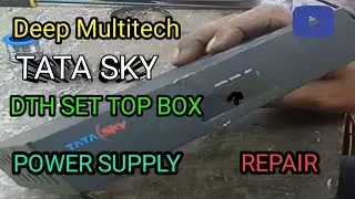 No power on tata sky box | tata sky dead set top box repair.deepmultitech