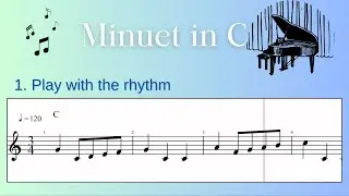 Easy Bach: Minuet in C Piano Tutorial | Play by Ear + Harmonising Chords #LearnPiano