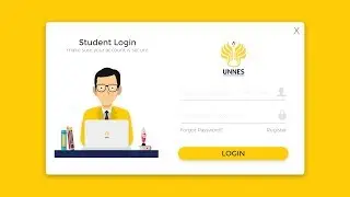 How To Create Student Dashboard UI Design Login Form in VB.NET | Sign In Form Design