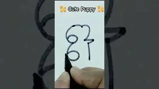 How to draw a puppy | Puppy Drawing from 6621 | Drawing tutorial #drawing #trending #viral #sketch