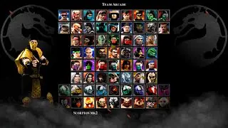 Mortal Kombat Defenders Of The Earth Plus - Scorpion MK2 Gameplay 