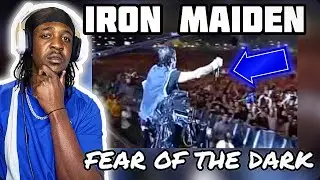 FIRST TIME HEARING Iron Maiden - Fear Of The Dark (Live At Rock In Rio)