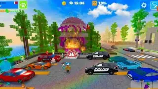 School Party Craft &ndash; Massive Fire Engulfs Disco Building! Police Chaos Hits the City