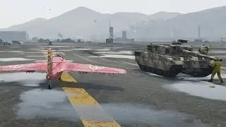 ZWEEF VLIEGTUIGJE & ROZE STRAALJAGER PIMPEN! (GTA V Online Smugglers Run Freeroam)