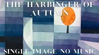 Harbinger of Autumn Abstract Fine art Painting Screensaver Background Modern Art Decor  HD 1080p