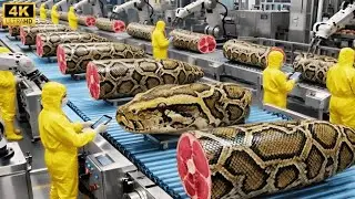 Inside the Modern Snake Meat Factory | How Snake Meat Is Processed on an Industrial Scale