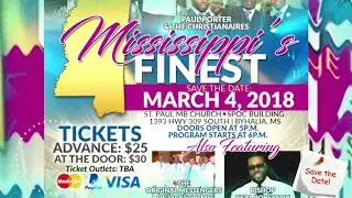 PORTERBOY ENT. presents... MISSISSIPPI'S FINEST! MARCH 4, 2018 - BYHALIA, MS - DON'T MISS IT!