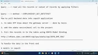 18. Introduction to Json Model and displaying table data using Json Model