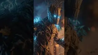 The Wooden Guardian Awakens | Inspired by Groot | AI Epic Battle Scene | Awsomo World#shorts