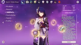 EM Raiden with Nahida Xingqiu Bennett | Damage Showcase | Genshin #shorts