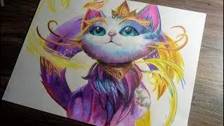 Yuumi The Magical Cat Speed Drawing|League of legends