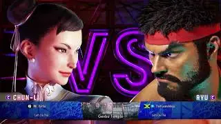 Street Fighter 6 - Chun-Li vs Ryu, Battle Hub Matches
