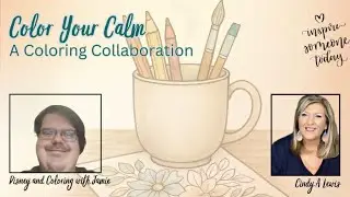 #coloryourcalmcollab Hosted by @CindyALewis  Co Hosted by Me 