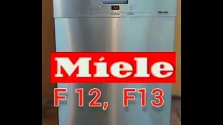 Miele Dishwasher Won't Fill - F12, F13