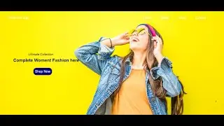 how to create a website using html css  | website header html css