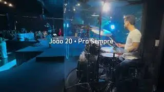 Jo&atilde;o 20 + Pra Sempre - Vitor Santana - DrumCam