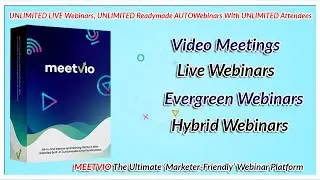 All in one Meeting, Webinar and Auto Webinar Platform  |  Meetvio Software Review