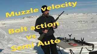 muzzle velocity bolt action vs semi auto