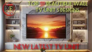 New latest 2026 TV unit design/ Luxury TV Cabinet design/ wall TV unit design ❤️ 