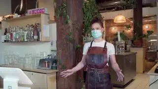 Leather Apron featuring Olivia at La Perlita