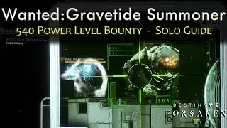 Wanted Bounty: Gravetide Summoner - Spider Bounty - Powerful Gear