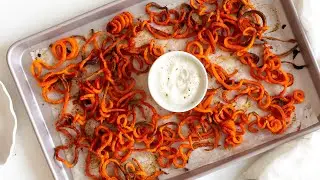 Sweet potatoe curly fries recipe - KitchenAid