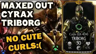 Cyrax Triborg MAXED OUT in MKX Mobile 1.9. All stats and special moves!