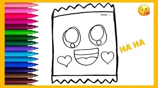 How To Draw A Chocolate Candy | Candy Drawing | Drawing For Kids