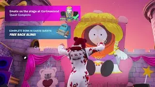 How to EASILY Emote on the stage at Cartmanland Fortnite