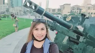 THE BOMB CANNON  FOR IFTAR AT BURJ KHALIFA DUBAI MALL /RAMADAN KAREEM