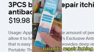 balanitis repair itching relief cream antibacterial,