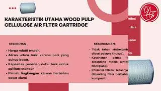 WOOD PULP CELLULOSE AIR FLTER CARTRIDGE